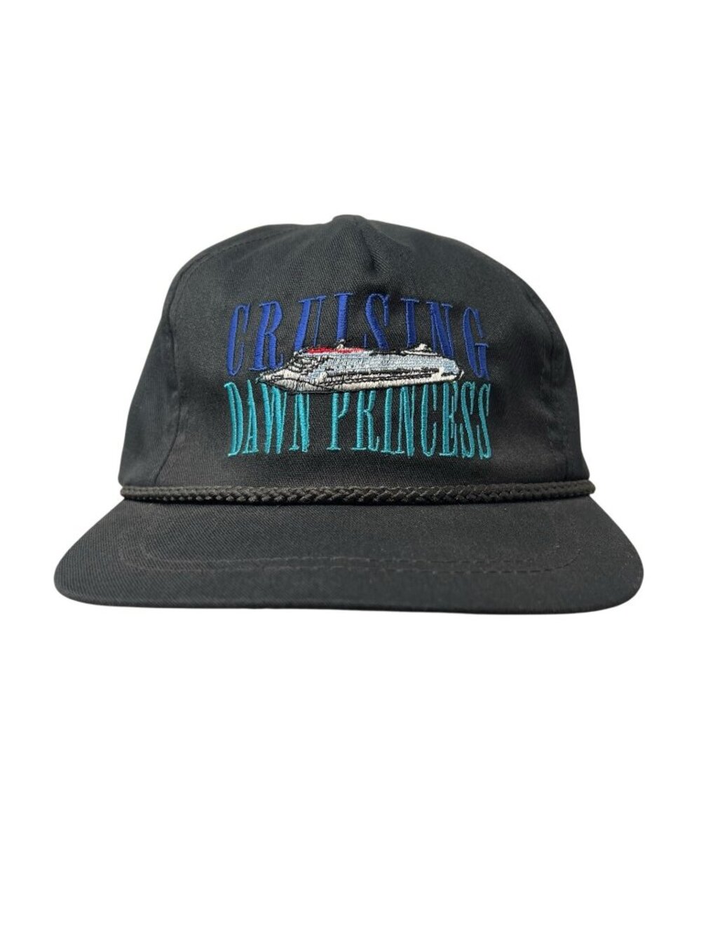 Dawn Princess Cruise Ship Star Voyager Vintage Strapback Hat Cap Dad 90's Retro